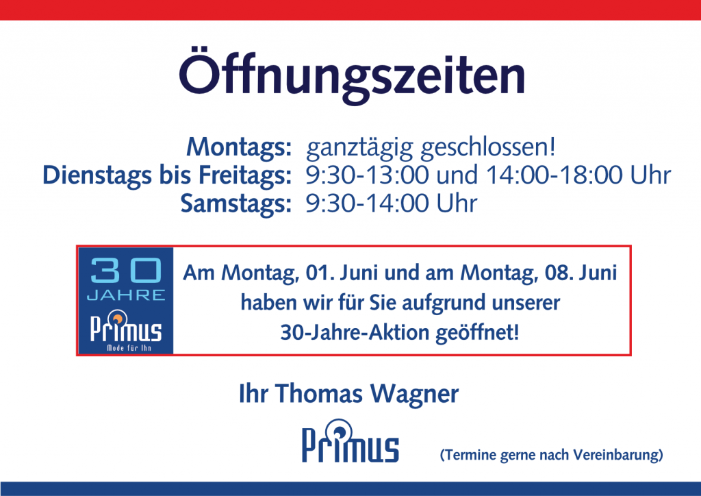 Öffnungszeiten052026
